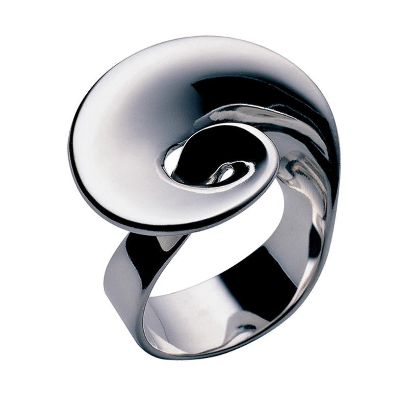 Georg Jensen Mobius Sterling Silver Ring D