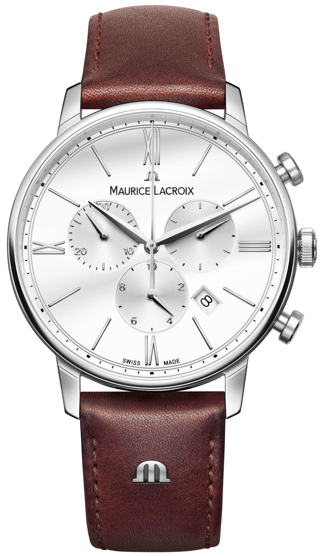 Maurice Lacroix Watch Eliros Chronograph Mens D EL1098 SS001 112 1 C W Sellors Luxury Watches