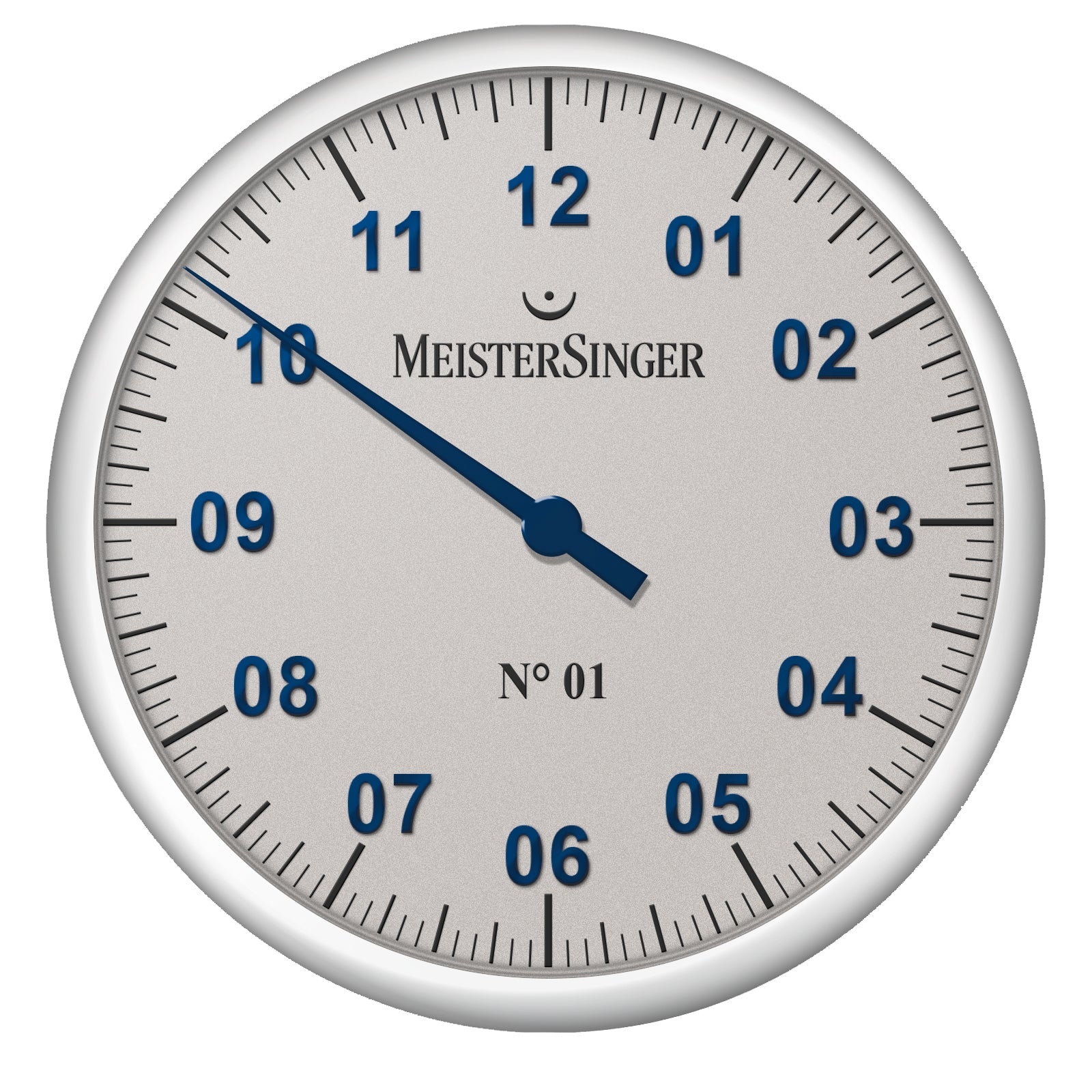 MeisterSinger Wall Clock 39cm WUME01B C W Sellors Fine Jewellery