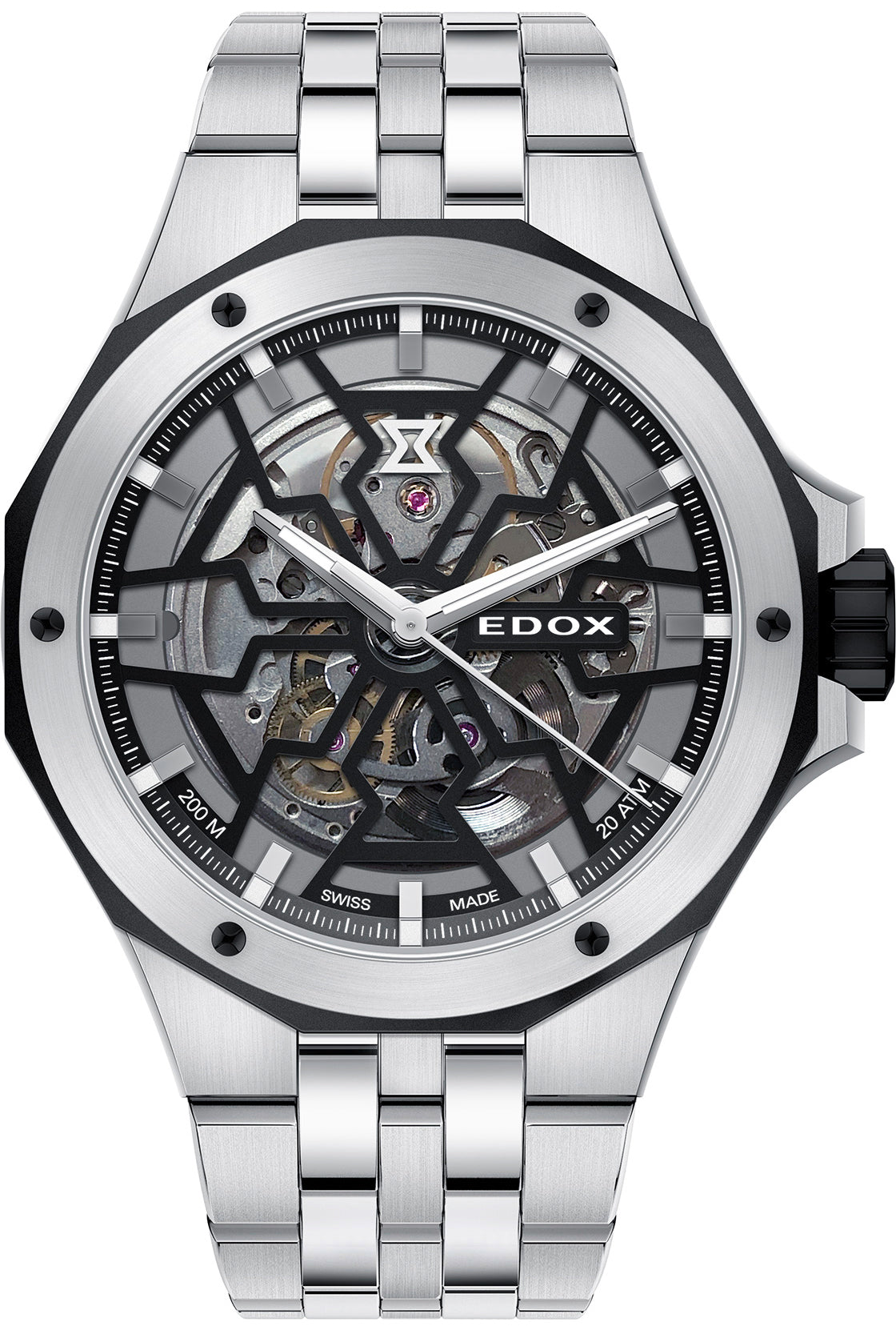 Edox Delfin Mecano 3 Hands Skeleton