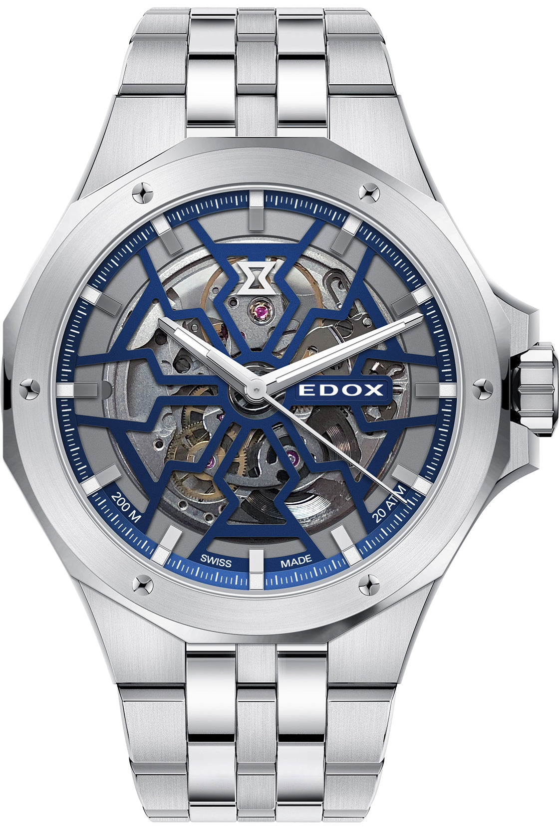 Edox Delfin Mecano 3 Hands Skeleton