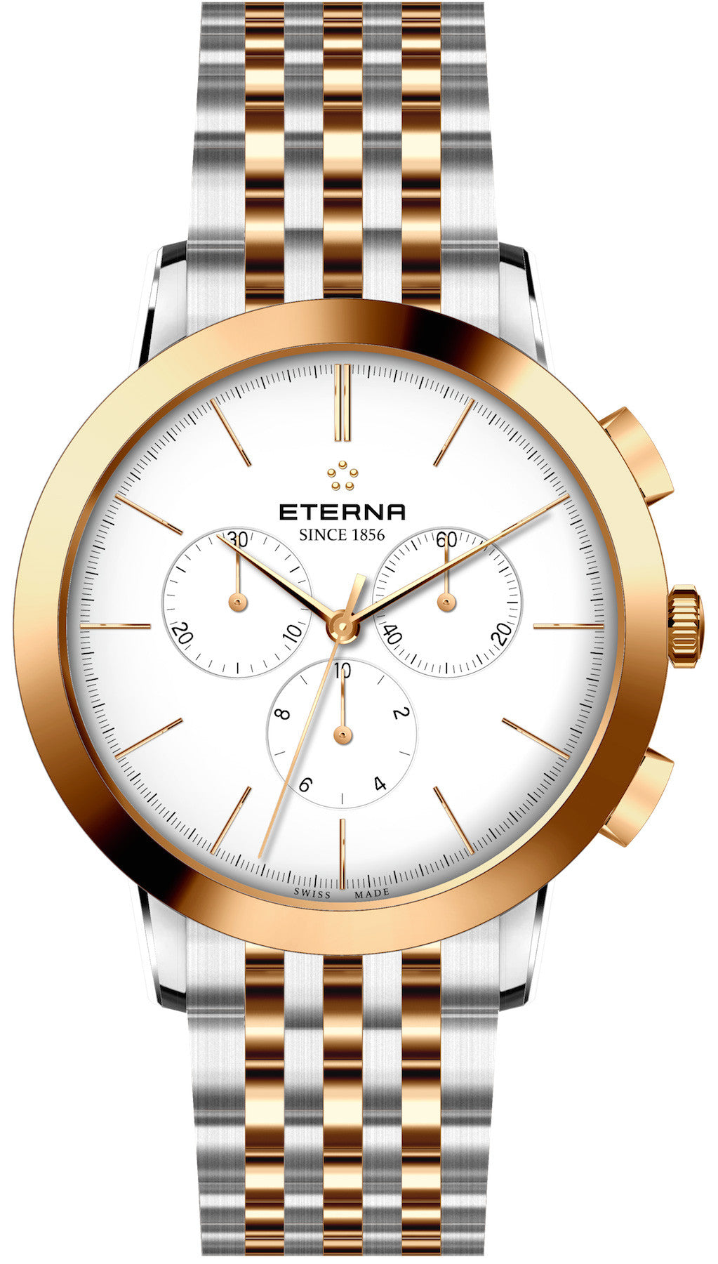 Eterna Watch Eternity Chronograph Quartz 2760.53.11.1746 C W Sellors Luxury Watches