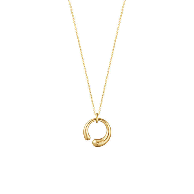 Georg Jensen Mercy 18ct Yellow Gold Necklace 20000686 