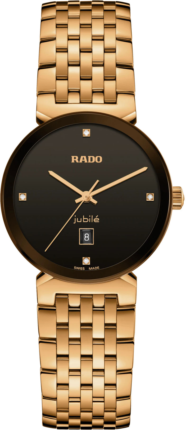 Rado black and gold watch price best sale