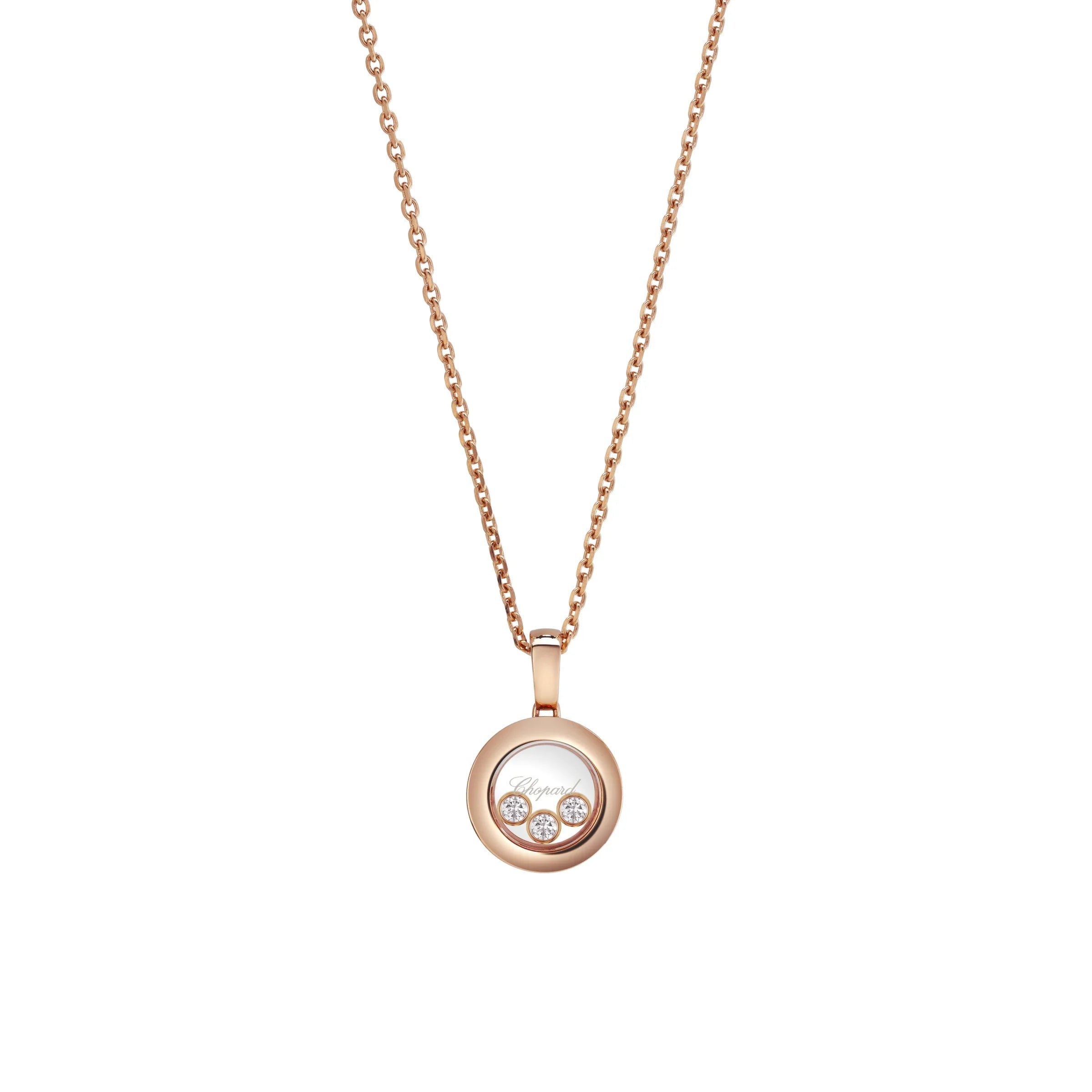 Chopard floating diamond pendant sale