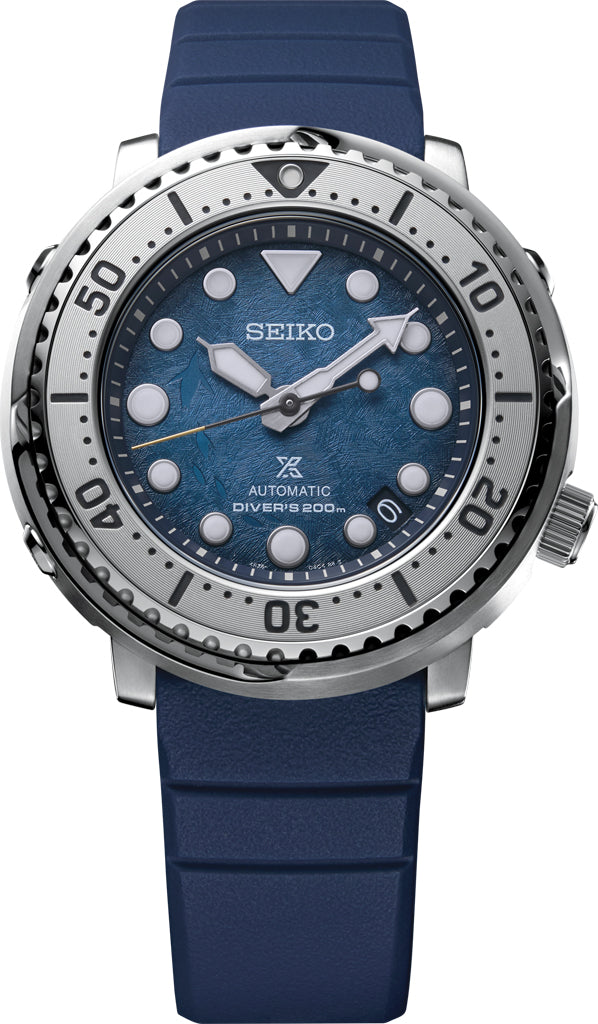 Seiko Prospex Save the Ocean Antarctica Tuna SRPH77K1 C W Sellors Fine Jewellery