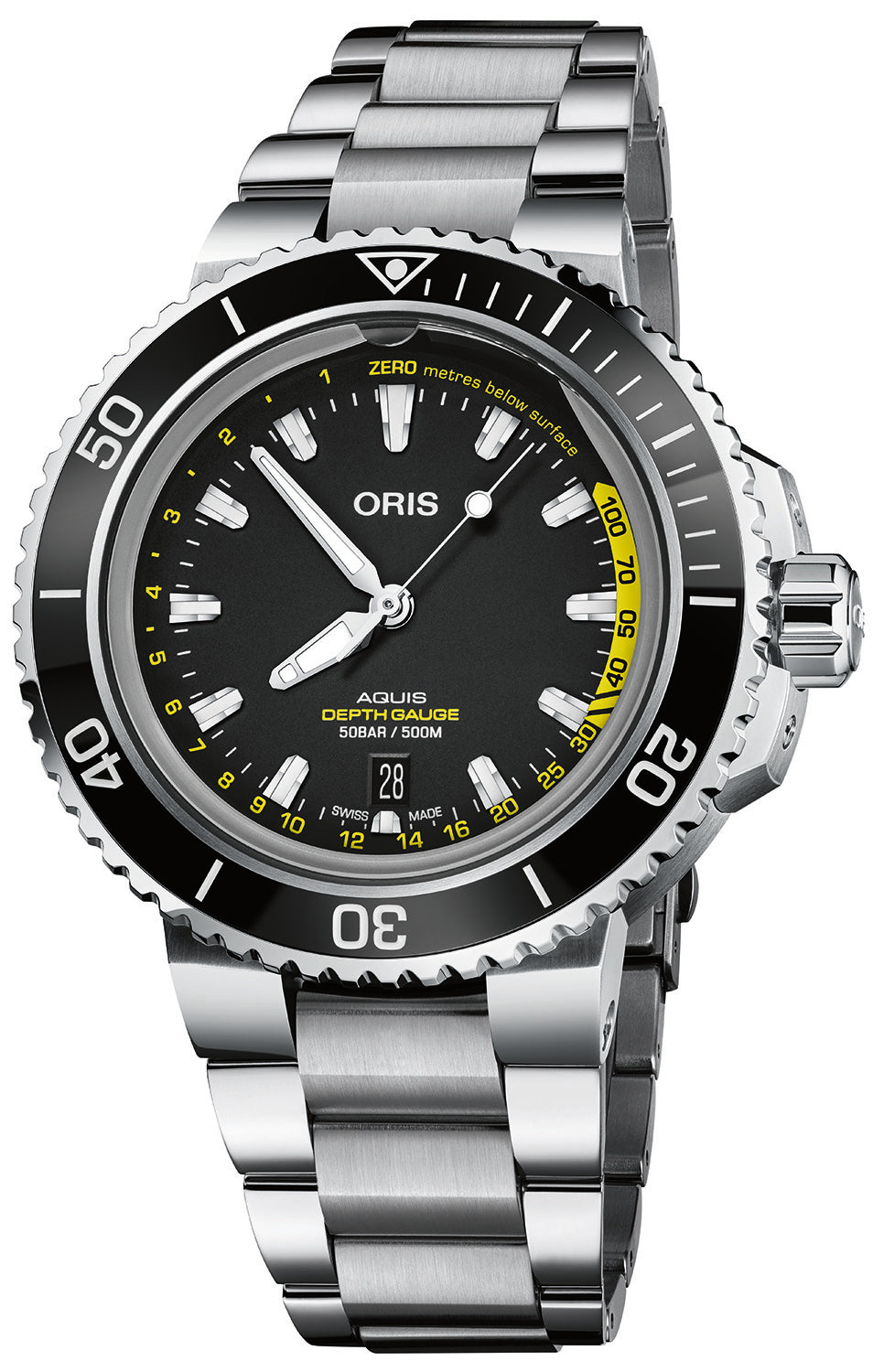 Oris Watch Oris Aquis Depth Gauge Bracelet