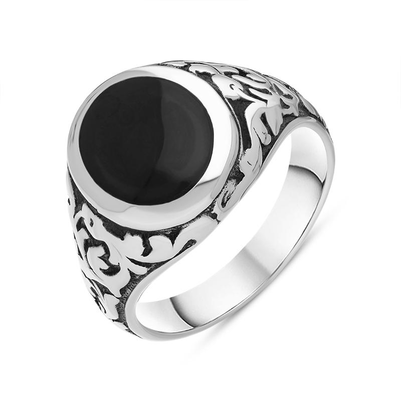 Mens silver stone sales ring designs