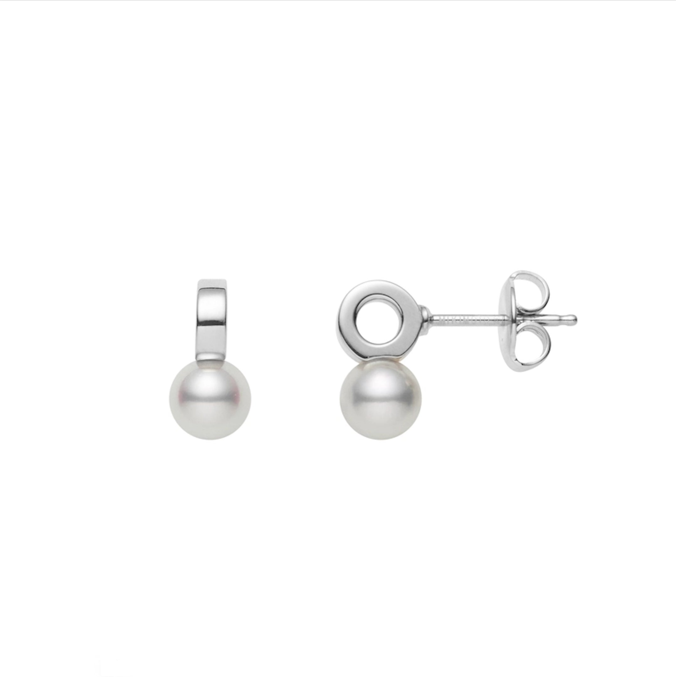 Mikimoto pearl clearance stud earrings