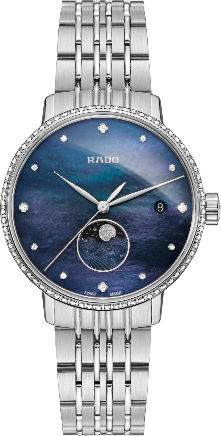 Rado Watch Coupole Classic Moonphase R22882903 C W Sellors Luxury Watches