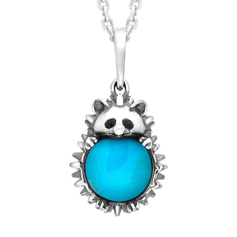 Silver hedgehog clearance necklace