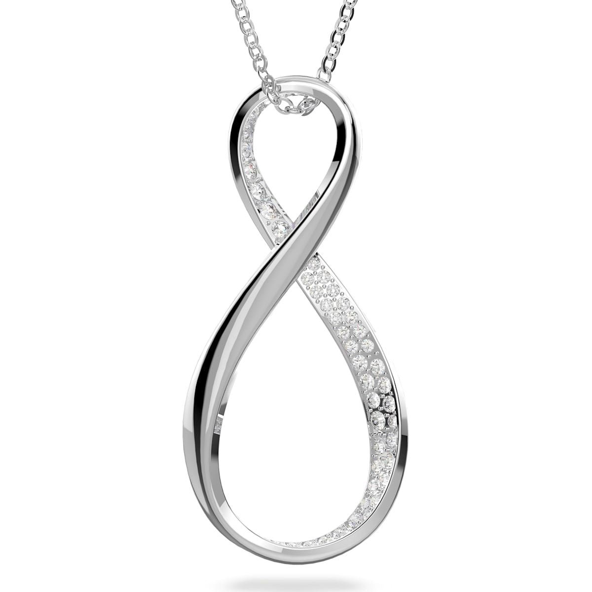 Swarovski crystal clearance infinity necklace