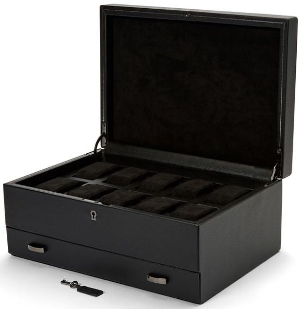 Wolf leather hot sale watch box