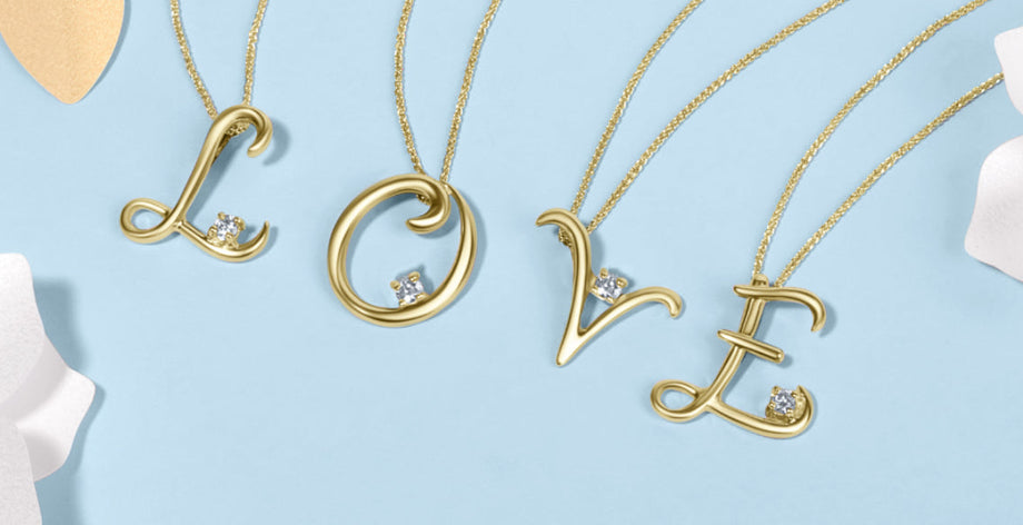 The C W Sellors Love Letters Jewellery Collection