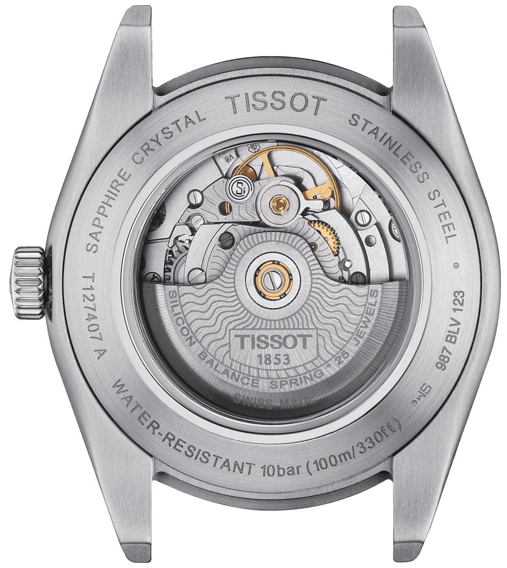 Tissot Gentleman Powermatic 80 Silicium T1274071109101 C W Sellors Fine Jewellery