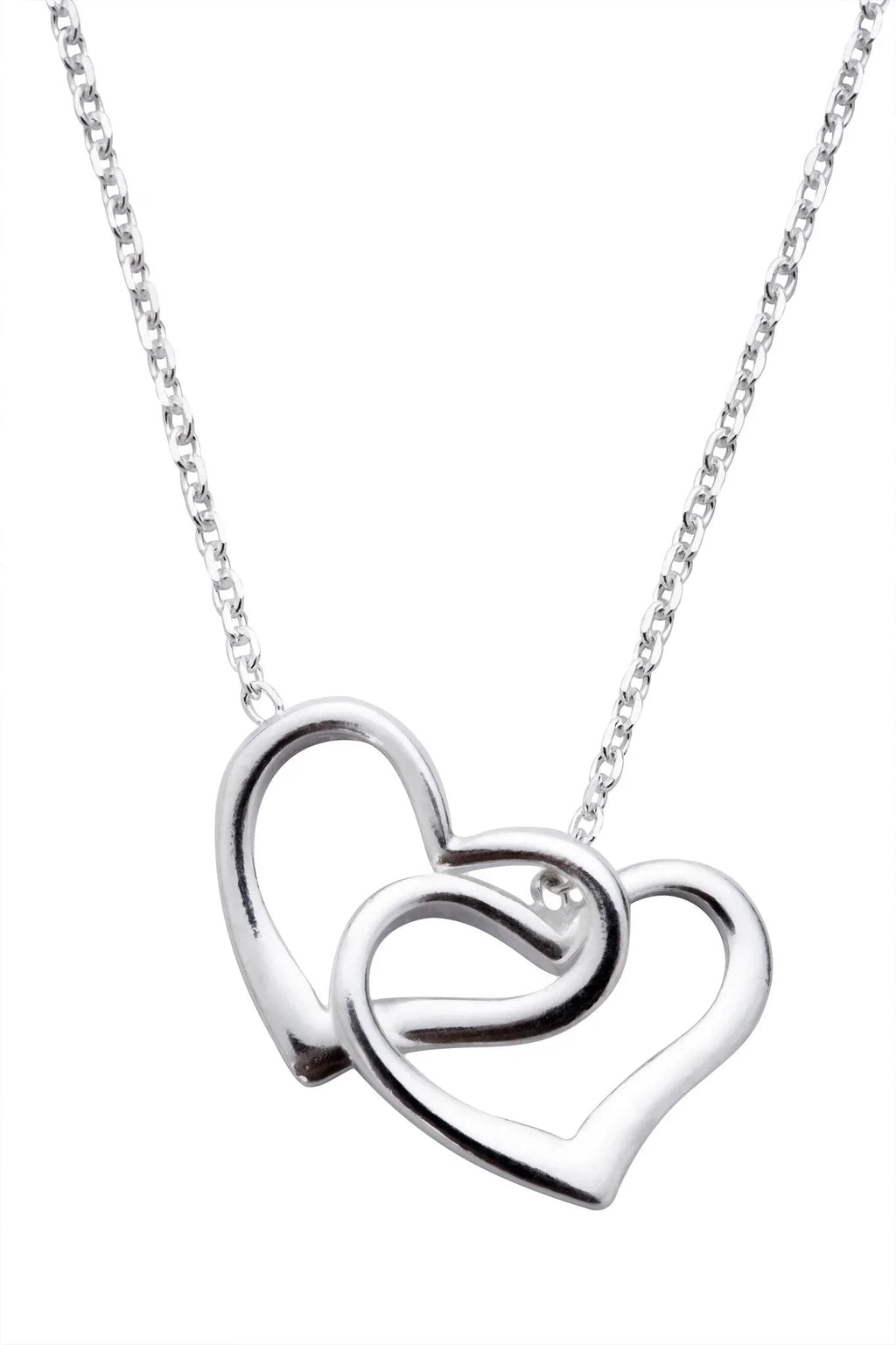 Real silver store heart necklace