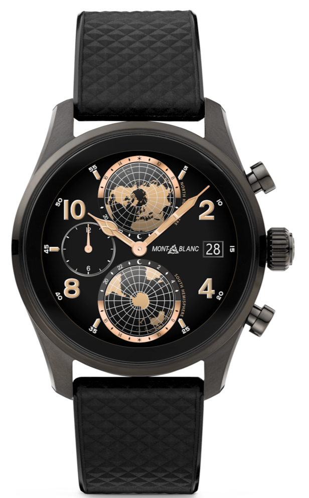 Montblanc Watch Summit 3 Black Titanium Smartwatch 129267 | C W Sellors ...