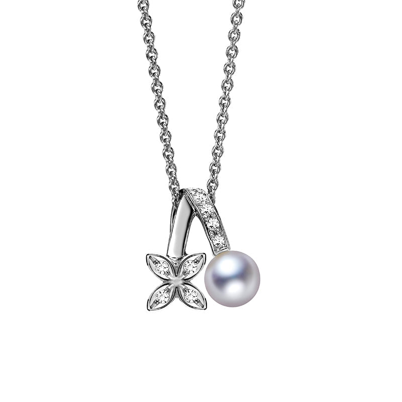 Mikimoto olive discount branch necklace